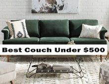 Best Couch Under $500 (Affordable & Comfortable) -2021 Guide